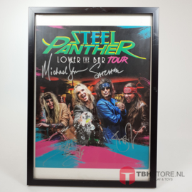 Steel Panther - Lower the bar tour 2017 signed concert poster