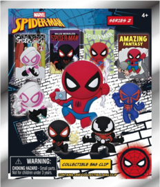 (Pre-order) Spider-Man Classic 3D PVC Bag Clips Series 2 Display (24)