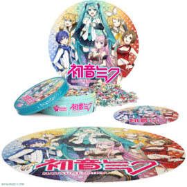 (Pre-order) Hatsune Miku Jigsaw Puzzle Round 500 pieces