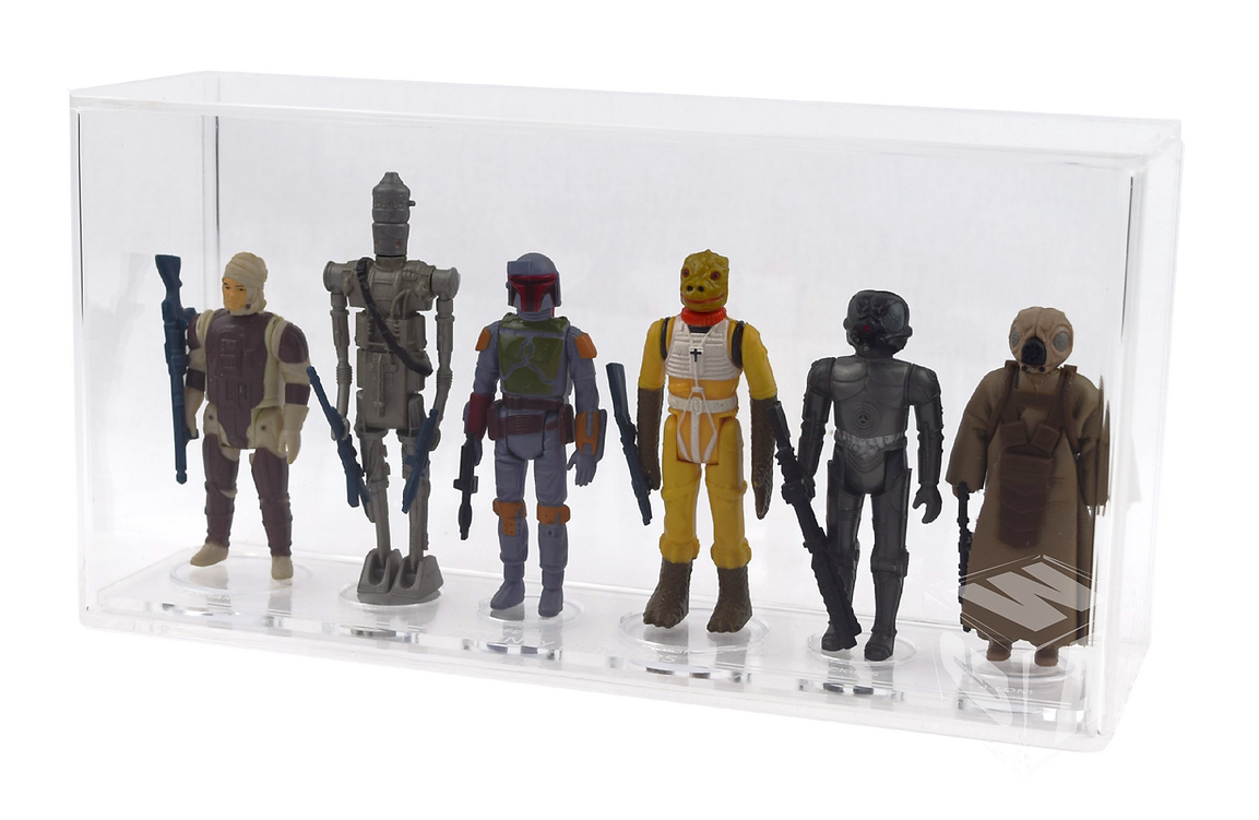 (Op aanvraag) GW Acrylic Loose Action Figure (Bounty Hunter Synergy Stand) Display Case