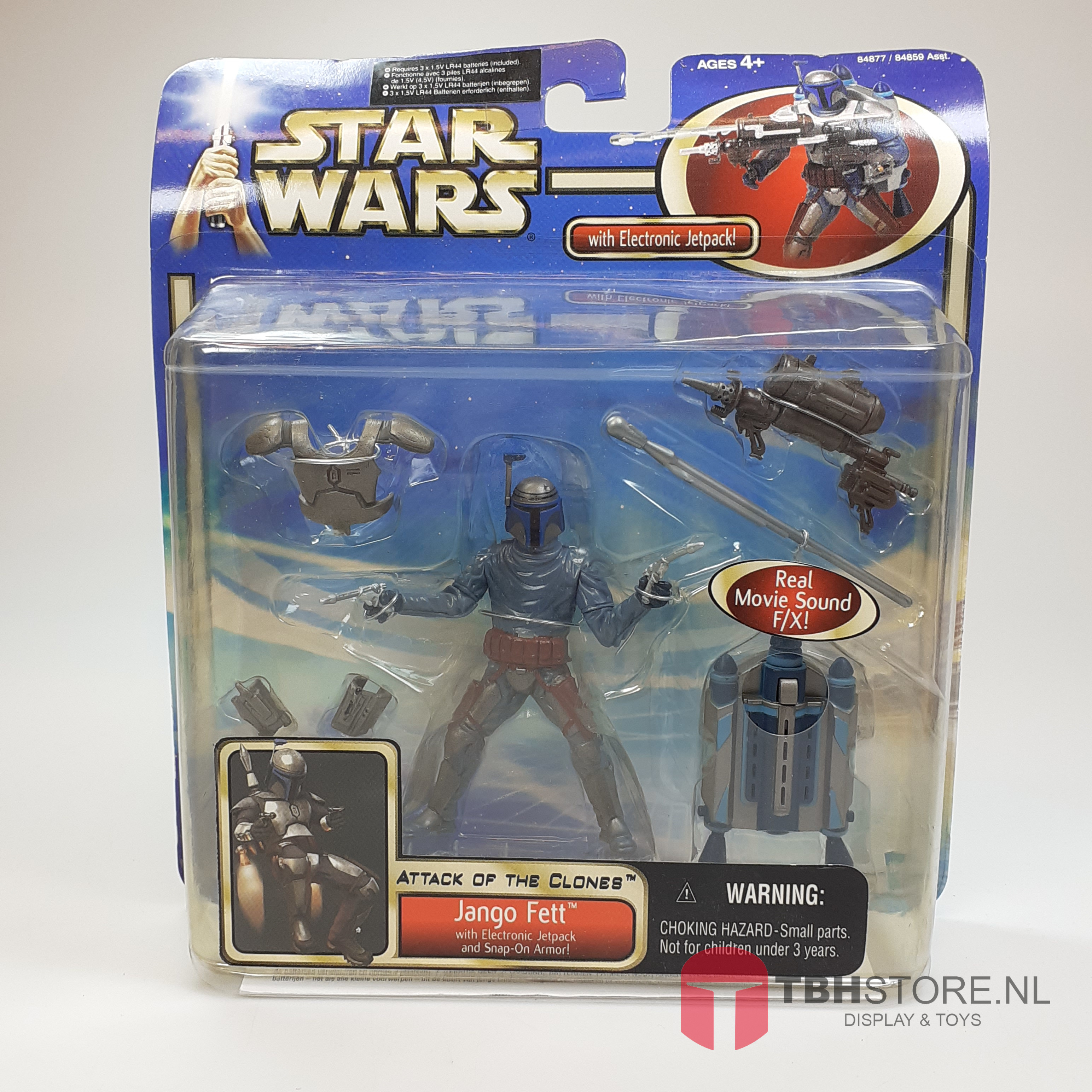 Star Wars - Attack of the Clones Jango Fett with Electronic Jetpack