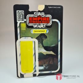 Vintage Star Wars Cardback Hammerhead 45 back Clipper Swirl