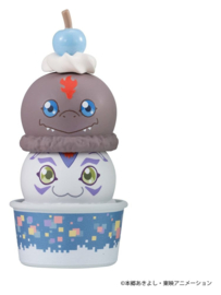 (Pre-order) Digimon Adventure Tsumichen Stack up & Change Minifigures 8 cm Blind Box Display (8) (Repeat)