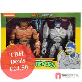 Teenage Mutant Ninja Turtles (TMNT) 2-Pack Traag & Granitor