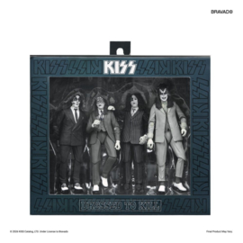 (Pre-order) KISS Action Figures 4-Pack Dressed to Kill Album Cover 18 cm