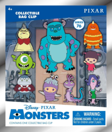 (Pre-order) Monsters, Inc. 15th Anniversary 3D PVC Bag Clips Series 76 Display (24)