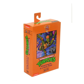 PRE-ORDER Teenage Mutant Ninja Turtles (Cartoon) Action Figure Ultimate Michelangelo VHS 18 cm