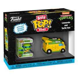 Teenage Mutant Ninja Turtles POP! Rides Vinyl Figure Leonardo w/Van 2,5 cm 