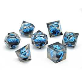 (Pre-order) CritStones Dice Set Water Dragon's Gaze Floating Eye (7)
