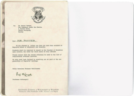 (Pre-order) Harry Potter Hardcover Notebook Hogwarts Letter 21 cm