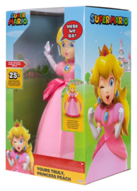 (Pre-order) Super Mario Talking Action Figure Yours Truly Princess Peach 36 cm