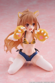 (Pre-order) Toradora! Desktop Cute PVC Figure Taiga Aisaka (Tiger Costume Swimwear Ver.) 13 cm