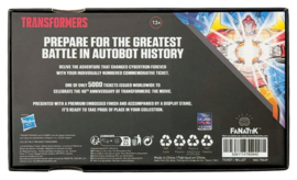 (Pre-order) Transformers Replica The Movie 40th Anniversary Movie Ticket Limited Edition 9 x 16 cm