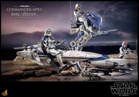 PRE-ORDER Star Wars The Clone Wars 1/6 Commander Appo & BARC Speeder