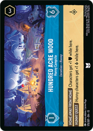 Lorcana TCG - Hundred Acre Wood - Hunny Campsite - Foil - Attack of the Vine - 175/207