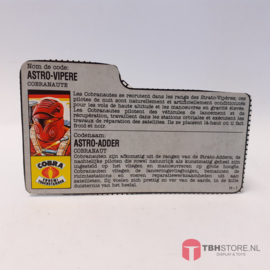 G.I. Joe File Card Astro-Vipere