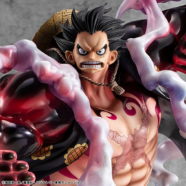 (Pre-order) One Piece Portrait.Of.Pirates SA-Maximum PVC Figure Monkey D. Luffy Gear 4 Bounce-Man 10th Limited Ver. 30 cm