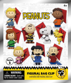 (Pre-order) Snoopy 3D PVC Bag Clips Series 3 Blind Bag Display (24)