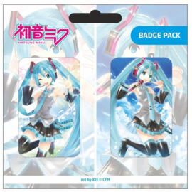 (Pre-order) Hatsune Miku Pin Badges 2-Pack Set A