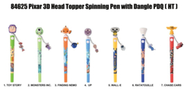 (Pre-order) Pixar 3D Head Topper Spinning Pen Display (16)