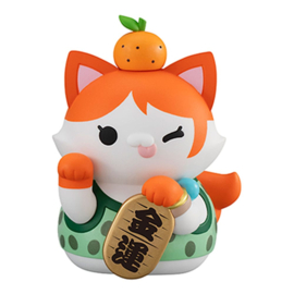 PRE-ORDER One Piece Mega Cat Project Trading Figure NyanPieceNyan! Beckoning cat Lucky Cat Pirates 7 cm Display (6)