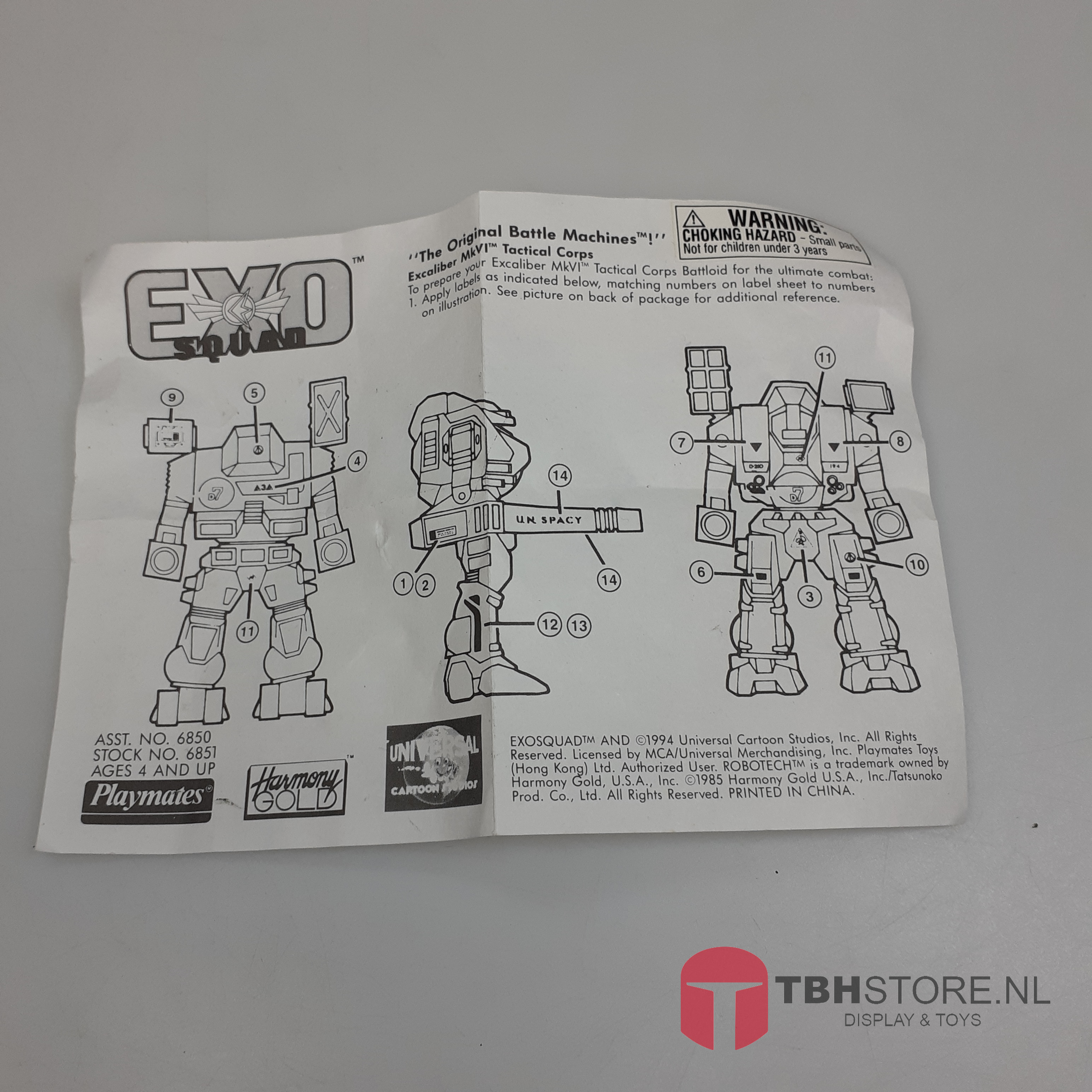 Exo Squad Robotech - Excaliber MK VI Battloid