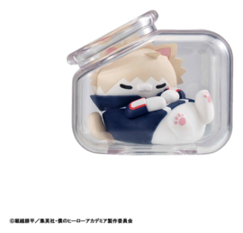 (Pre-order) My Hero Academia Mega Cat Project Mini Figures Good Night Heroaca Cats 6 cm Blind Box Display (8)