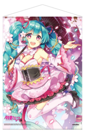 (Pre-order) Hatsune Miku Wallscroll Hanami 50 x 70 cm