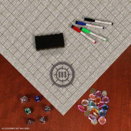 Enhance Tabletop Grid Mat Campaign Kit DnD Stone
