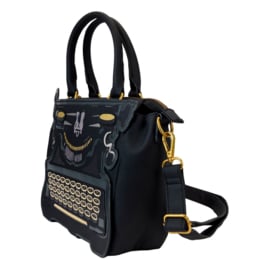 PRE-ORDER Wednesday by Loungefly Passport Bag Figural Typewriter