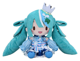 (Pre-order) Character Vocal Series 01: Hatsune Miku Fuwa Petit Plush Figure Hatsune Miku LAWSON 50th Anniversary Special LIVE L 30 cm