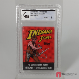 Indiana Jones Topps cards MINT 9