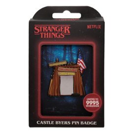 Stranger Things Pin Badge Castle Byers Limited Edition     