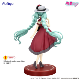(Pre-order) Hatsune Miku Trio-Try-iT PVC Statue Hatsune Miku Outing Dress Red Color Ver. 19 cm