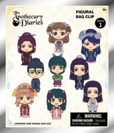 (Pre-order) Apothecary Diaries 3D PVC Bag Clips Series 1 Display (24)