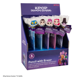 (Pre-order) KPop Demon Hunters Pencil & Eraser Series 1 Display (30)