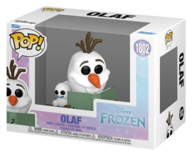 (Pre-order) Frozen POP! Disney  Vinyl Figure Readers- Olaf w/Book 9 cm