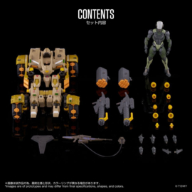 (Pre-order) Altered Nano AN-06 Action Figure Alt Exo-Buggy-On & Judge Breaker Set 16 cm