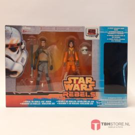 Star Wars Rebels 2014 Toys R Us Exclusive Kenan, Ezra & Obi-Wan Kenobi Ghost