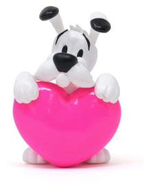 (Pre-order) Asterix PVC Figure Dogmatix Pink Heart 4.5 cm