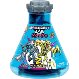 (Pre-order) Mr. Beast Lab Hybrids Series 2 Mini Figuren 2er-Pack Lab-Bot vs Gid Skeleton 11 cm 