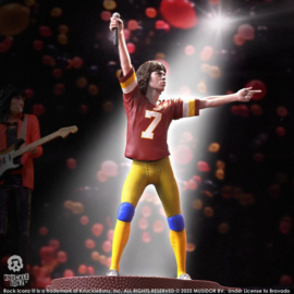 (Pre-order) Rolling Stones Rock Iconz Statue Mick Jagger US Tour 1981 (Burgundy Jersey) 22 cm