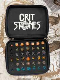 CritStones Dice Case Arcanum Red