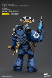 PRE-ORDER Warhammer The Horus Heresy Action Figure 1/18 Ultramarines MK VI Tactical Squad Sergeant with Plasma Pistol and Power Sword 20 cm