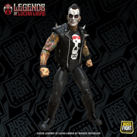 (Pre-order) Legends of Lucha Libre Fanaticos Action Figure Vampiro Coffin Box Resurrected 15 cm