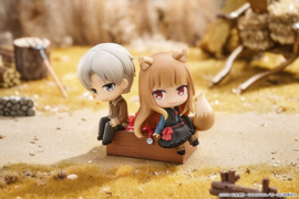 (Pre-order) Spice and Wolf: Merchant Meets the Wise Wolf Mini Memory Mini Figure Lawrence & Holo 8 cm