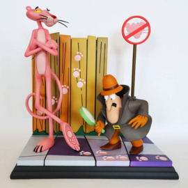The Pink Panther Statue Pink Panther & The Inspector 41 cm