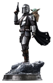 (Pre-order) The Mandalorian & Grogu Art Scale Statue 1/10 The Mandalorian and Grogu 25 cm
