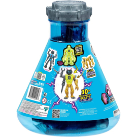 (Pre-order) Mr. Beast Lab Hybrids Series 2 Mini Figuren 2er-Pack Lab-Bot vs Gid Skeleton 11 cm 