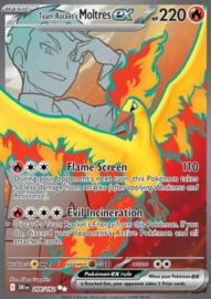 Pokémon TCG - Team Rocket's Moltres ex - Destined Rivals DRI 208 - Team Rocket SPC Promo